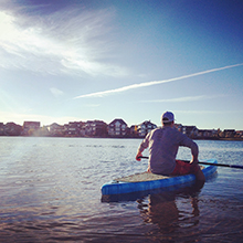 "Every morning I can, I swim, run, or paddle at Lake Summerside."